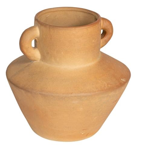 Ceramic vases styled on a shelf