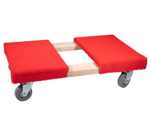 A moving dolly loaded for transporting heavy items