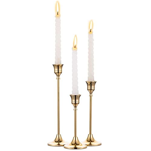 Candles arranged as cozy home decor