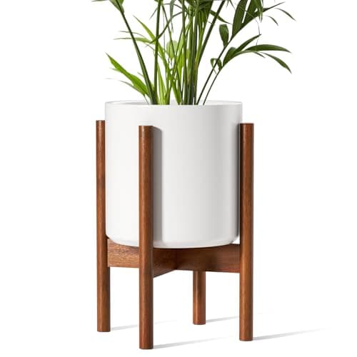 Ceramic vases styled on a shelf