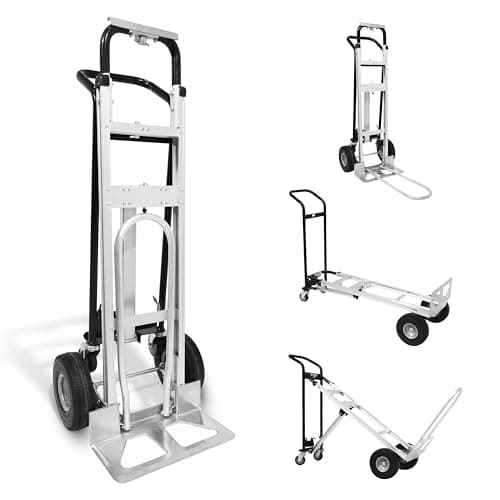 A moving dolly loaded for transporting heavy items