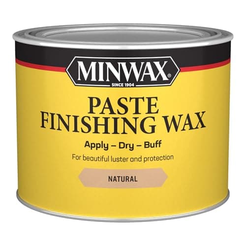 Applying wax to a wood furniture finish