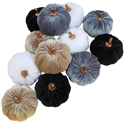 Tasteful Halloween decor with pumpkins and candles