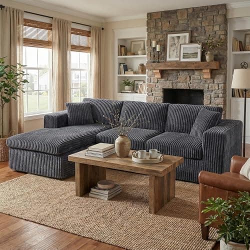 Sofas and furniture displayed in a showroom