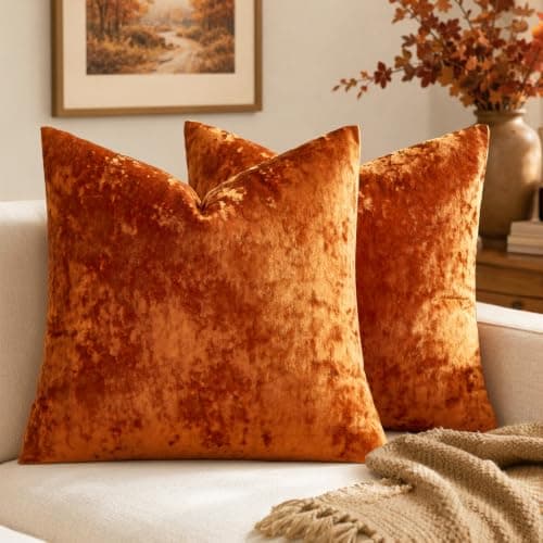 Textured throw pillows arranged on a sofa