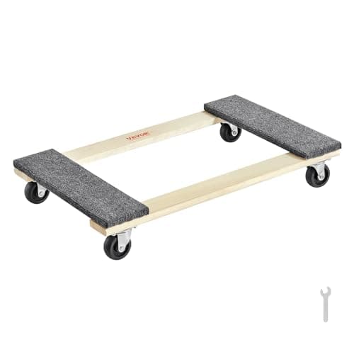 A moving dolly loaded for transporting heavy items