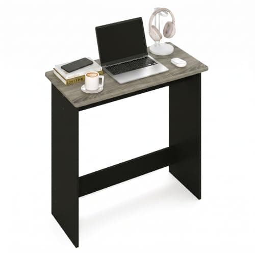 A warm, well-organized home office