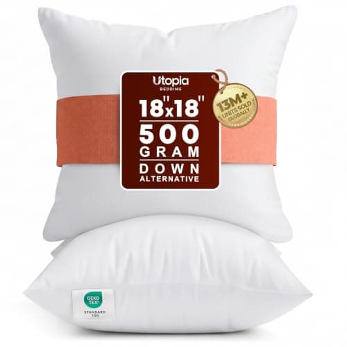 Textured throw pillows arranged on a sofa